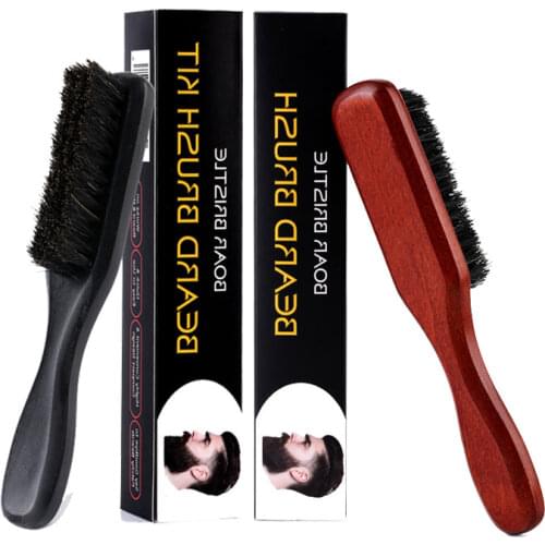 High Quality Wild Boar Bristles Material Shaving Brush Set Barber Shop Perfessional Tools Reduce Frizz Comb Set for Men Comb Kit