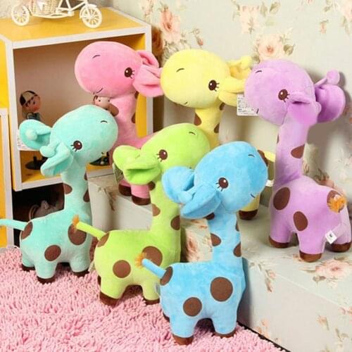 2019 New Plush Giraffe Stuffed Animal Cartoon Doll Soft Plush Toy Outdoor Game Funny for Kid Baby Birthday Gift Toy 12cm