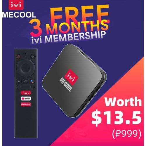 Smart TV Box Android 10 Mecool X ivi KM9 PRO 2GB 16GB Wifi 4K Premium Media Player Youtube Prime Video Smart S905X2 ATV TVBox