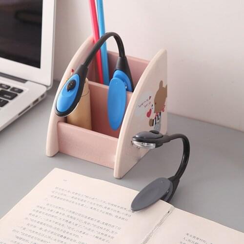 Fine Convenient Portable Travel Book Reading Light Lamp Mini Led Clip Booklight Mini Reading Lamp Creative Led Night Light #W5