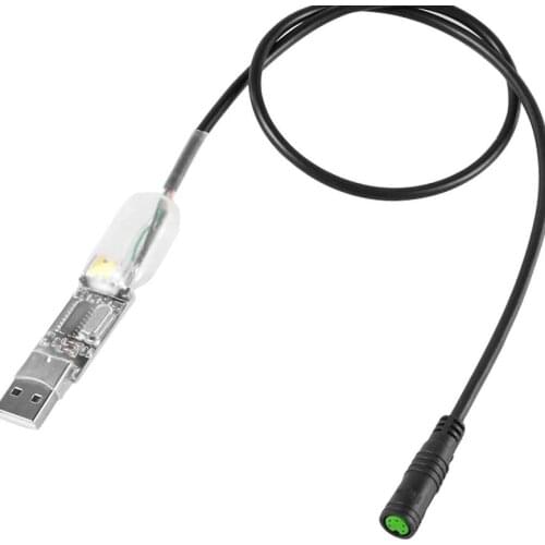 USB Programming Cable for Bafang Mid Drive Motor BBS01 BBS02 BBS03 BBSHD Electric Bicycle Motor 8Fun 58CM E-Bike Cable