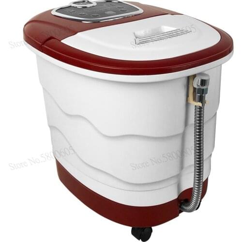 Foot bath barrel over calf automatic heating constant temperature foot bath high barrel deep barrel electric massage home