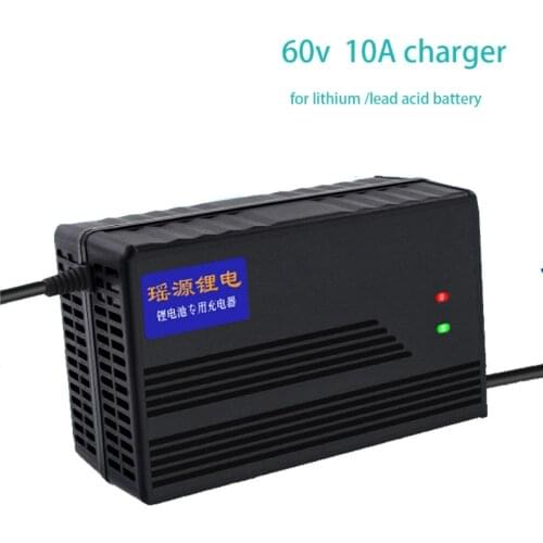 60V 10A Charger 67.2V 10A li ion Charger 73v 10A 20S lifepo4 Smart Charger for lithium ion battery lifepo4 LTO li ion lead acid