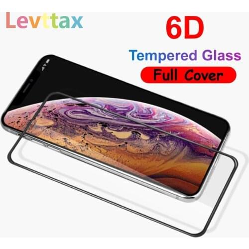 50Pcs 6D For iPhone 12 Curved Tempered Glass 9H Screen Protector For iPhone 11 Pro Max XS XR X 8 7 Plus 6 6S Anti-Scratch Film