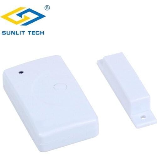 433MHz 2262Code Wireless Door Sensor Switch Contact Alarm System for Home Security Wifi GSM PSTN Alarm Door Access Detector