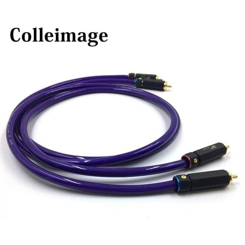 Free shipping One Pair Van Den Hul DIY RCA Interconnect Cable hifi audio rca cable extension cable