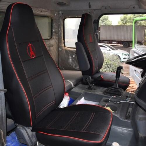 Single Seat Cover Special for BEIBEN Truck NG80 V3 Dumper Pu Imitation Leather Lorry Interior Accessories Four Seasons