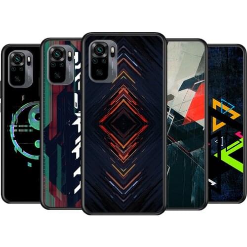Carbon Fiber Striped Art For Xiaomi Redmi Note 10S 10 9T 9S 9 8T 8 7S 7 6 5A 5 4X 4 Pro Max 5G Phone Case