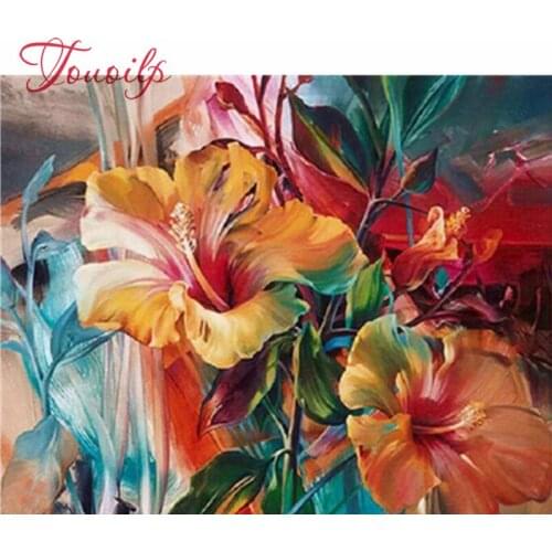 Flower Diamond Painting Cross stitch,Full Square diamond Mosaic Diamond Embroidery bead,Picture of Rhinestone,mosaic diamond art