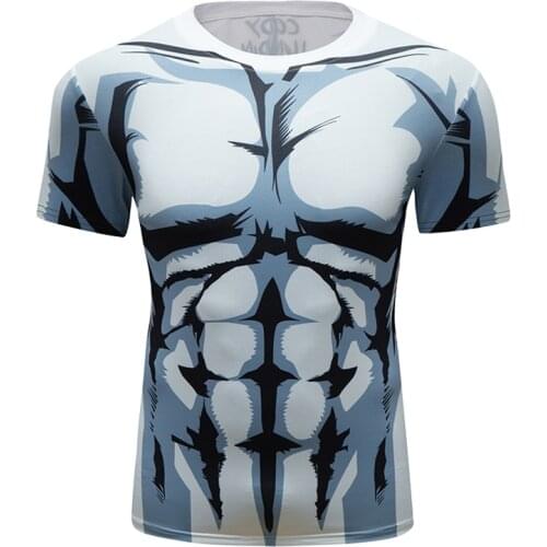 Cody Lundin Short Sleeve Rash Guard Sublimation Compress Jiu jitsu Tops Round Neck Breathable Shirts