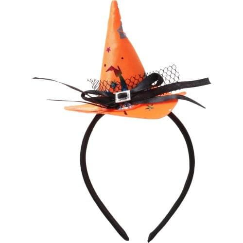 Halloween Pumpkin Sorceress Hat Halloween Witch Hat Fancy Dress Party Costume Pointed Cap Party Decor For Kids Caps Kids Cosplay