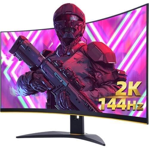 4K 144hz 32" Gaming Curved Display Pc LCD Smart Display Desktop Cpu Computer Monitor
