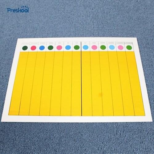 Montessori Kids Toy Point Game 1 Board Intelligent Multicolor Preschool Brinquedos Juguets