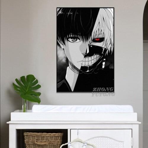Ken Kaneki x Ghoul Level Anime Poster Wall Art Picture Posters And Prints Canvas Painting For Room Home Décor