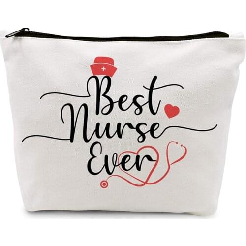 Nursing Student Nurse Practitioner Women Nurses Week Gifts Nursing School graduation favor Best Nurse Ever Cosmetic Travel bag