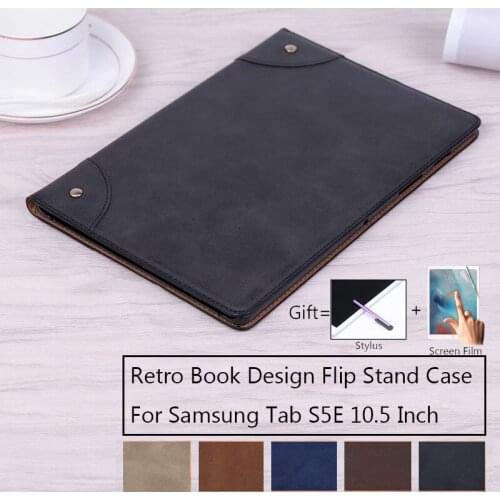 For Tab S5E 10.5 Smart Leather Stand Funda Case For Samsung Galaxy Tab S5E 10.5 SM-T720 T725 Magnetic Tablet Cover Case Capa