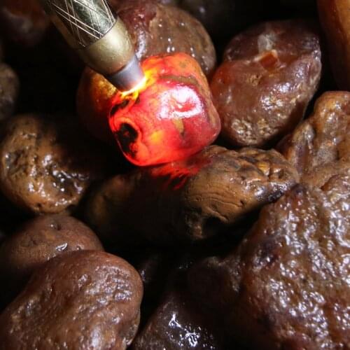 Natural Raw Madagascar Red Agate Craft Rough For Jewelry Making DIY Bracelets Necklace Specimen Minerals Healing Gift Decor
