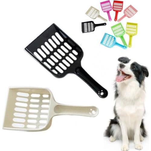 1pcs Plastic Cat Litter Shovel Cleaning Spoons Hollow Style Lightweight Durable Easy Pet Cleaning Tool Cat Sand Toilet Odorless