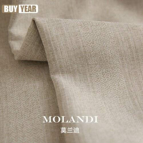 Simple and Modern High-grade Twill Thickened Curtains for Living Room Bedroom Study Custom Curtains
