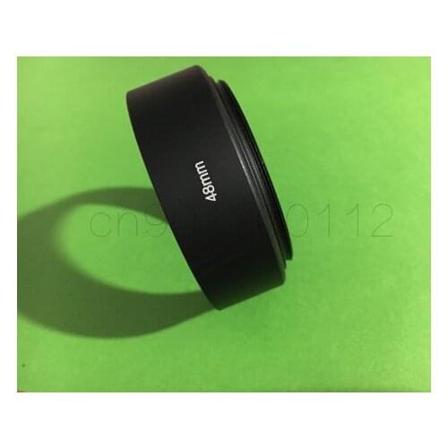 48 mm standard screw in mount Metal Lens Hood cover for Canon QL17 GIII dslr camera