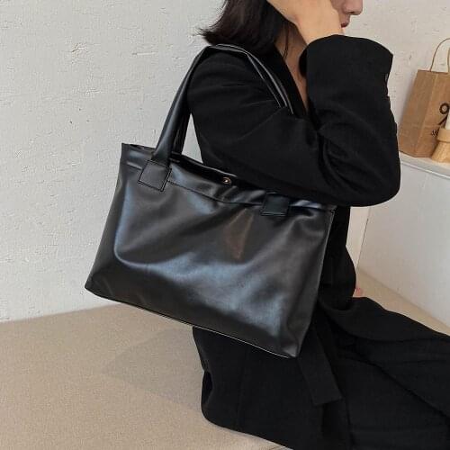 Hot sale women handbag large capacity shoulder bags high quality PU leather shoulder bags ladies wild bags sac a main femme