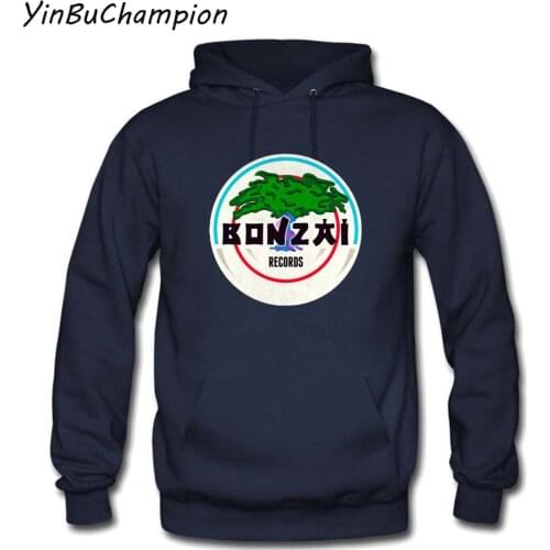 Bonzai Records Thunderdome Plus Size Hoodies Sweatshirt Mens Pullover Hooded Hoody Sweatshirt Sporting Tracksuits Sudaderas