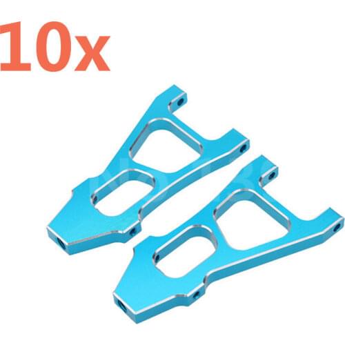 Wholesale 5Pair/Lot HSP 188019 (08037) Upgrade Parts Blue Alum Front Lower Arm RC 1/10 For 4WD Car Off Road Monster Truck 94188