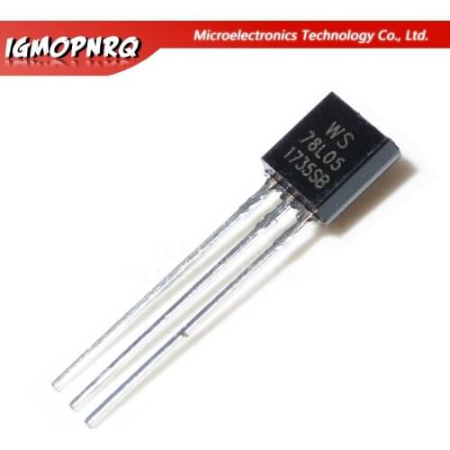100pcs 78L05 L78L05 Voltage Regulators 5.0V 0.1A Positive TO-92 new original