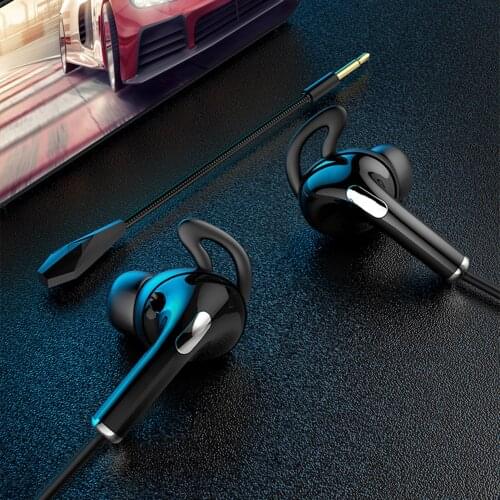 3.5mm Aux Noise Cancelling Stereo Bass Headphone In-Ear 3.5MM Wired Earphones Metal HIFI Earpiece With MIC