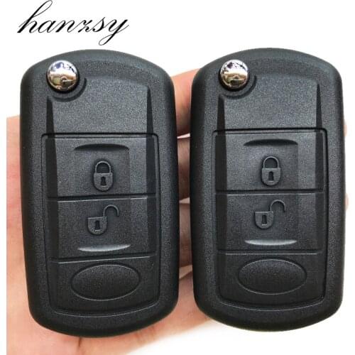 3 Buttons Remote Key Fob For Range Rover Discovery LR3 Sport For LAND ROVER Replacement Flip Folding Key shell blank Case Cover
