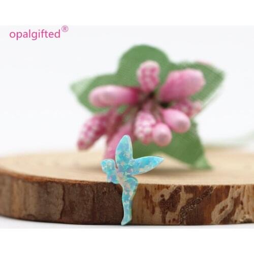 3pcs/lot)Free sgipping New Arrived opal fairy Good white Fire Opal 10x14.7mm Angel Fairy Opal Pendant Synthetic Opal Stone