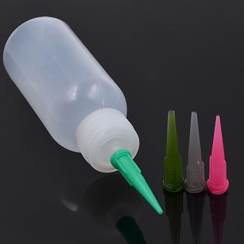 Henna Tattoo Applicator Squeeze Plastic Drawing Bottle Detailing Nozzle Tip Set