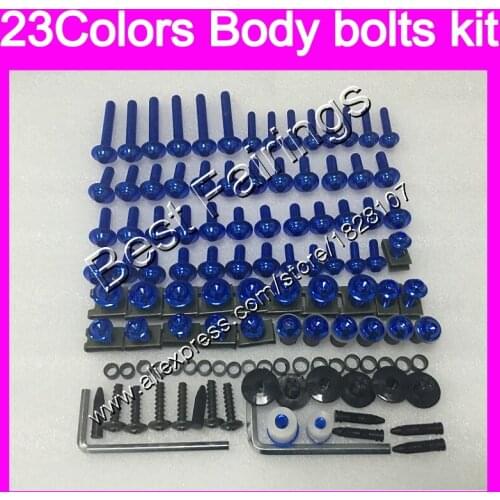 Fairing bolts full screw kit For KAWASAKI Bodys ZX11R 1993 1994 1995 ZX-11R ZZR1100 ZX11 R 1996 1997 Complete Body screws Nuts