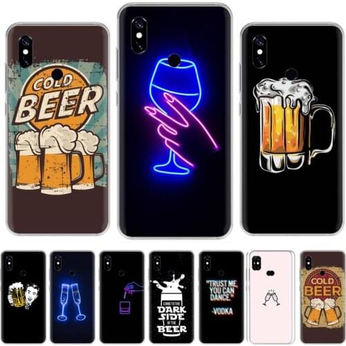 Beer Alcohol Vodka Phone Case For Xiaomi Redmi 7 9t 9se k20 mi8 max3 lite 9 note 8 9s 10 pro