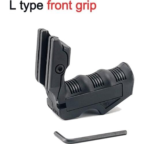 Jin Ming HK416 water bomb L type grip CAA triangle grip handle before tactics grasp water pistol grip handle Outdoor CS battle