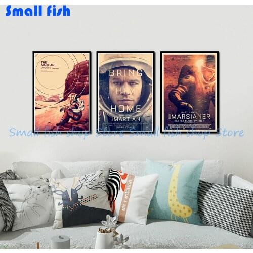 The Martian Home Furnishing decoration Kraft Movie Poster Drawing core Wall stickers 42*30 cm