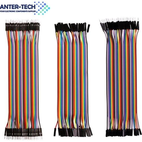 Dupont line 120pcs 20cm male to male + male to female and female to female jumper wire Dupont cable for Arduino diy kit