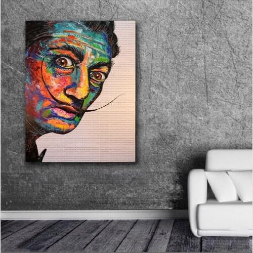 Large size Printing Oil Painting salvador-dali-aidan-smith wall art canvas prints pictures for living room and bedroom No Frame