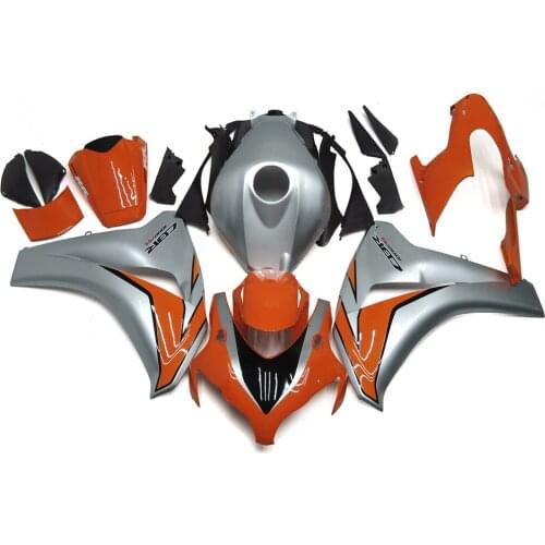 New ABS whole Motorcycle Fairings Kit Fit For Honda CBR1000RR 2008 2009 2010 2011 08 09 10 11 bodywork set Cool Silver orange