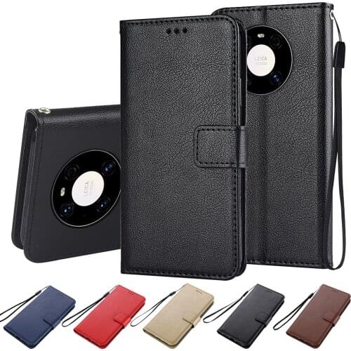 Leather Cases For Huawei Mate 20 Lite 30 40 40E P Smart Z S Pro Plus Y5p Y6p Y7p Y8p Y6s Y8s Y9s Y9a Y5 Y6 Y7 Prime Wallet Case