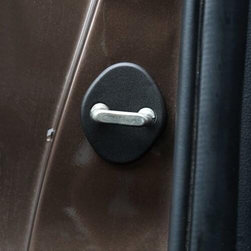 Car Door Lock Cover For Hyundai Tucson IX35 I30 Elantra Sonata Azera Veracruz For Kia Sportage R 2010-2014 4pcs Per Set