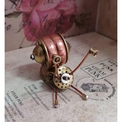 Steampunk Mechanical Insect Cute Little Snail Handmade All Metal Small Handicraft Creative Ornaments