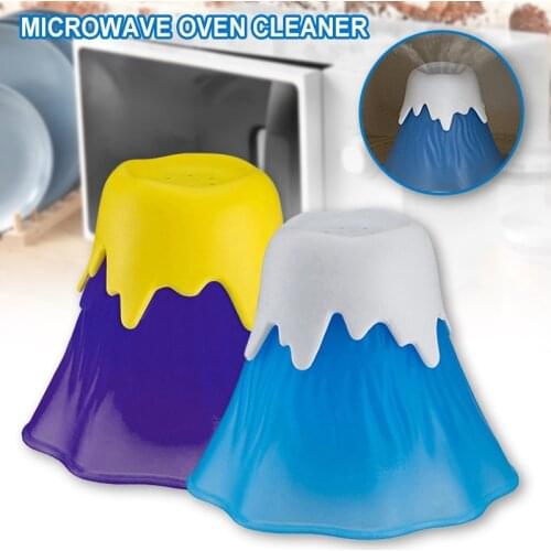 Volcano Microwave Cleaner Add Water And Vinegar Kitchen Cleaner Easy to Use Convenient for Home Office Free Home & Garden