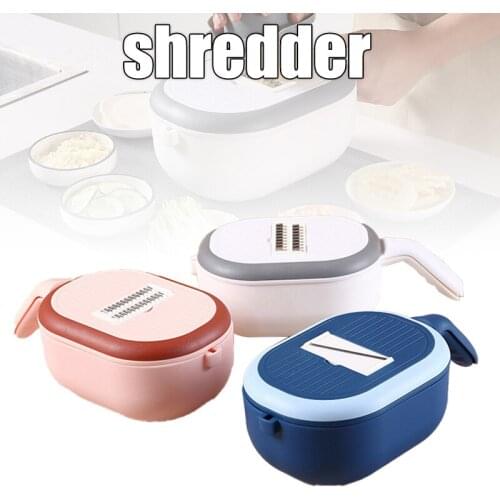 Multifunctional Vegetable Chopper with Drain Basket Practical Kitchen Supplies Potato Radish Lemon Slicer ALI88