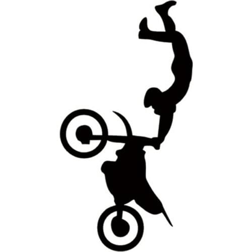 Freestyle Motocross Bike Motorcycle Car Stickers And Decals Cartoon Sport Sports Car Stickers CT-851