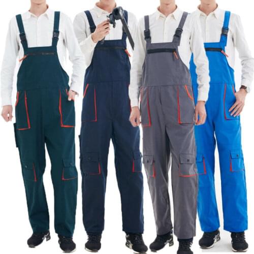 2019 Autumn Fashion New Male Painters Overalls Coveralls Dungarees Men Bib and Brace Work Engineers Overalls