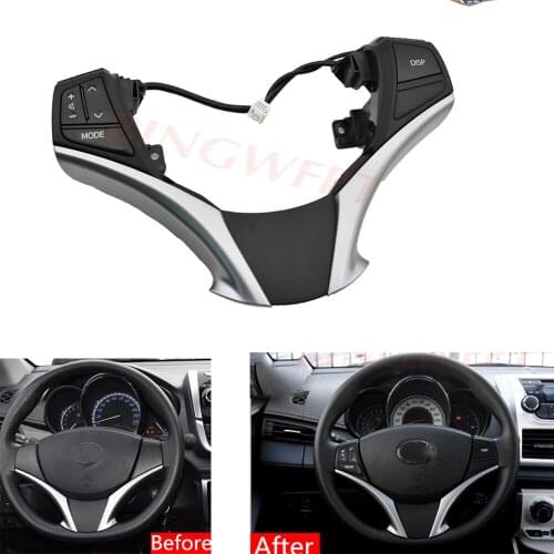 For Toyota Yaris 2013 2014 2015 2016 NEW Audio Control Switch 84250-0D120 84250-0D120-E0 Steering PAD Audio Control Switchfit