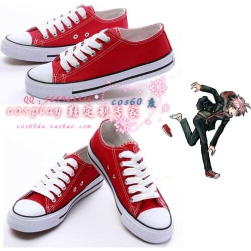 Dangan Ronpa Makoto Naegi Cosplay Shoes Halloween S008