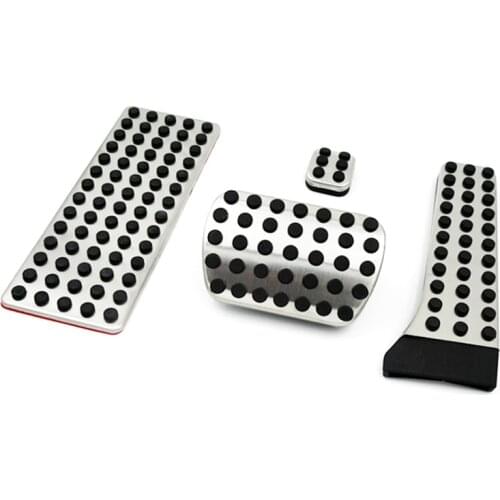 For Mercedes Benz C E S GLK SLK CLS SL-Class W203 W204 W211 W212 W210 Stainless Steel Car Pedals Accelerator Brake Footrest Pad