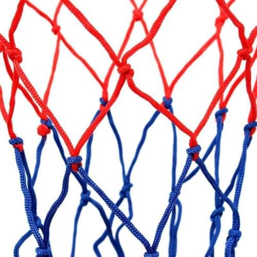 Durable Outdoor Sports Wall Mounted Goal Hoop Basketball Net Standard Nylon Thread Basketball Hoop Mesh Ne Rim Ball Pum